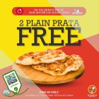 Springleaf Prata Place - FREE 2 Plain Pratas - sgCheapo