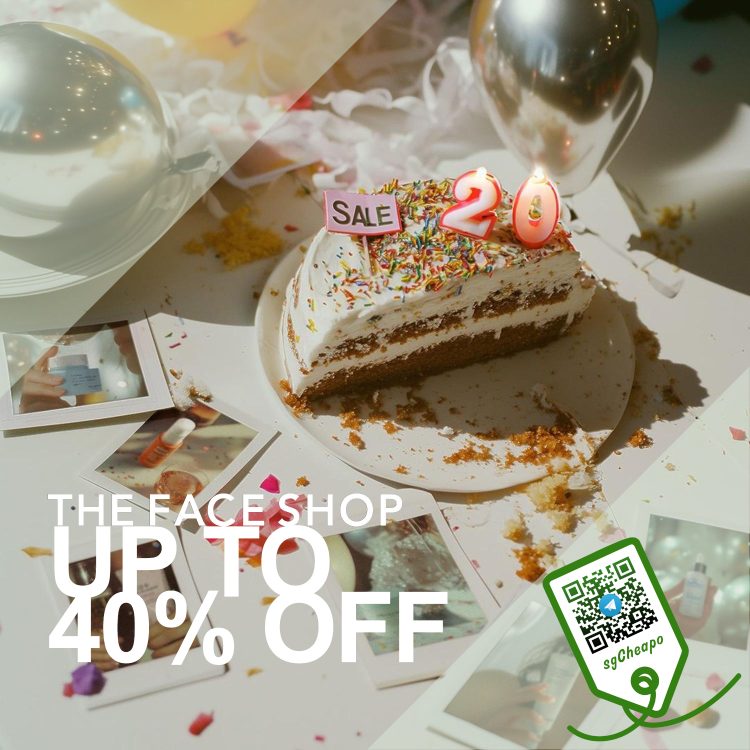 THEFACESHOP - UP TO $40 OFF THEFACESHOP - sgCheapo