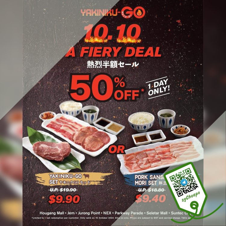 Yakiniku-GO - 50% OFF Fiery Dea - sgCheapo