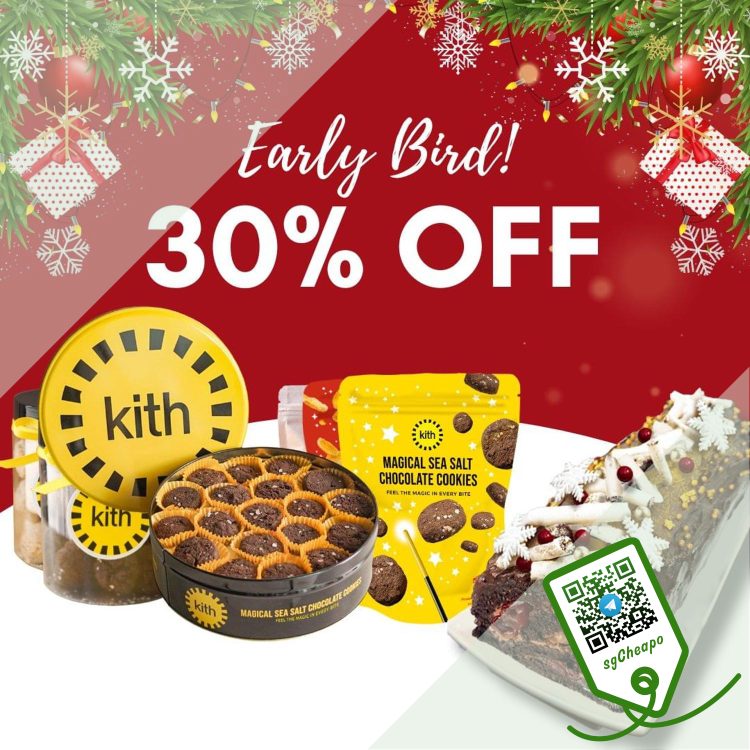 Kith Café - 30% OFF Christmas Cake & Cookie - sgCheapo