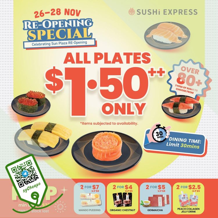 Sushi Express - $1.50 All Plates - sgCheapo