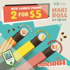 Sushi Express - 2 Maki Rolls for $5 - sgCheapo