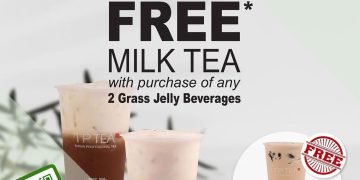 TP Tea - FREE Milk Tea - sgCheapo