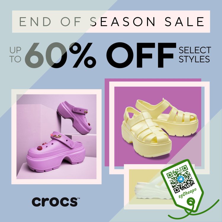 Crocs - Up to 60% OFF End Of Season Sale - sgCheapo