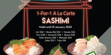 Douraku Sushi - 1-FOR-1 Sashimi - sgCheapo