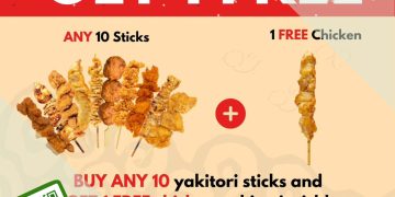 TORI-Q - 1 FREE Yakitori stick - sgCheapo