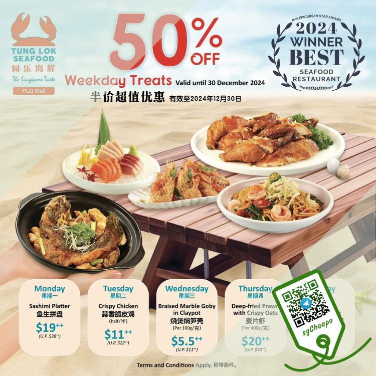 TungLok - 50% OFF TungLok Seafood - sgCheapo