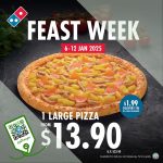 Domino's Pizza - $13.90+ Large Pizza - sgCheapo