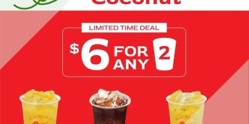 LiHO Tea - 2 FOR $6 Coconut Craze - sgCheapo