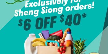 Deliveroo - $6 OFF $40 Sheng Siong Order - sgCheapo