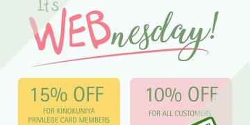 Kinokuniya - Up to 15% OFF WEBnesday Promotion - sgCheapo