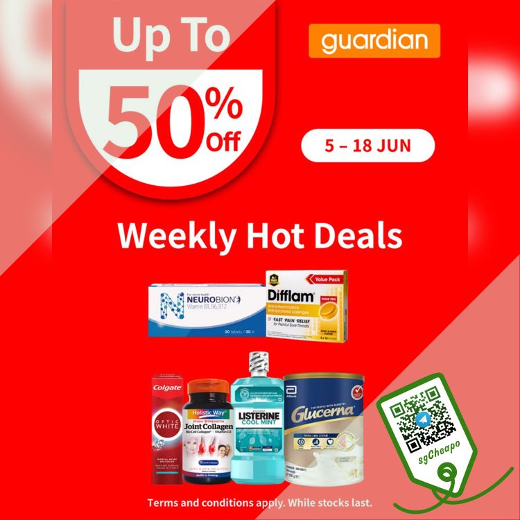 Guardian - Up to 50% OFF Weekly Hot Deals - sgCheapo