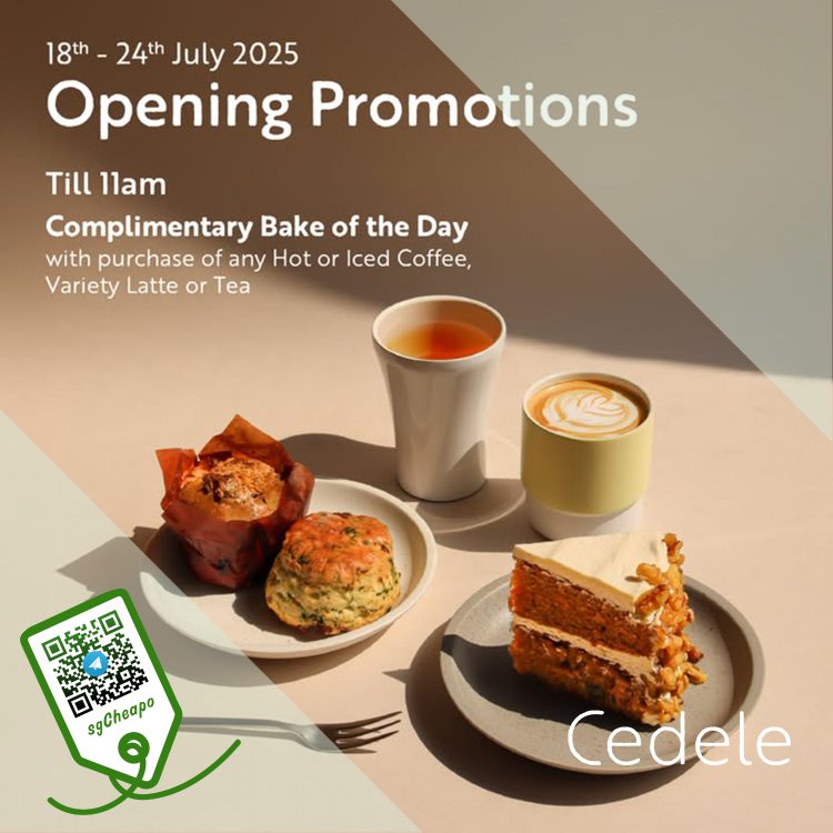 Cedele - FREE Bake of the Day - sgCheapo