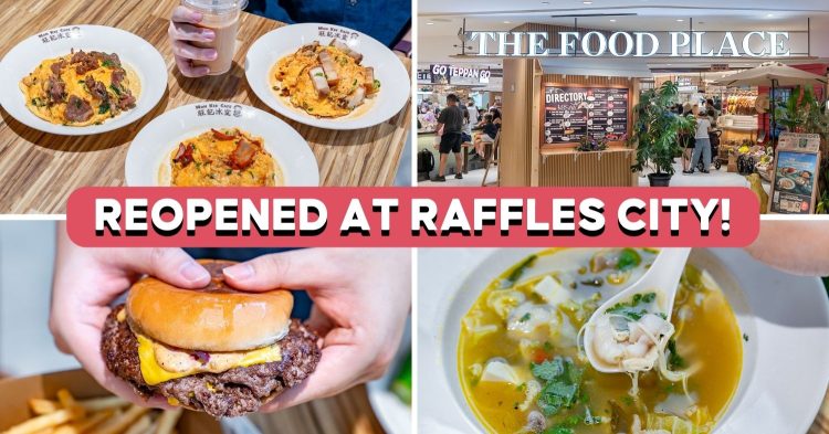Raffles City Food Court Now Has Famous Suan Cai Yu, HK Scrambled Egg Rice And More