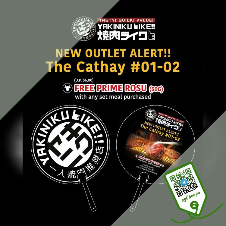 Yakiniku Like - FREE Prime Rosu - 1-FOR-1 Tonkusen Chirashi - sgCheapo