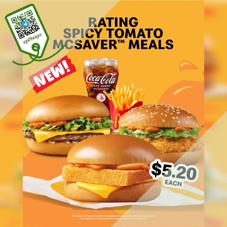 McDonald's - $5.20 Spicy Tomato McSaver Meals - sgCheapo