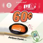 Sushi Express - $0.60 Salmon Sushi! - sgCheapo