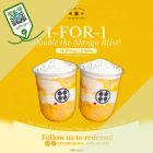 Warabimochi Kamakura - 1-FOR-1 Mango MilkYogurt Drinks - sgCheapo