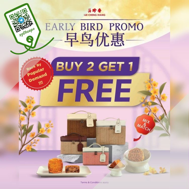 Bee Cheng Hiang - Buy 2 Get 1 FREE Mooncake - sgCheapo