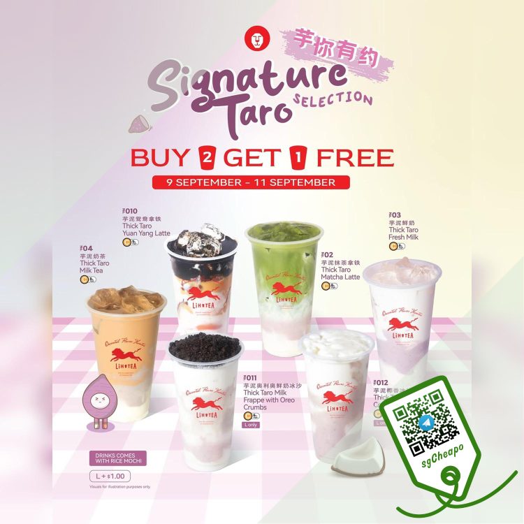 LiHO Tea - Buy 2 Get 1 FREE Signature Taro Selection - sgCheapo