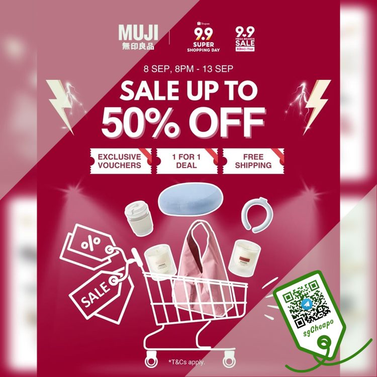 MUJI - 50% OFF 9.9 Online Sale - sgCheapo