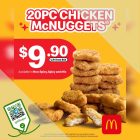 McDonald's - 20pc Chicken McNuggets for $9.90 - sgCheapo