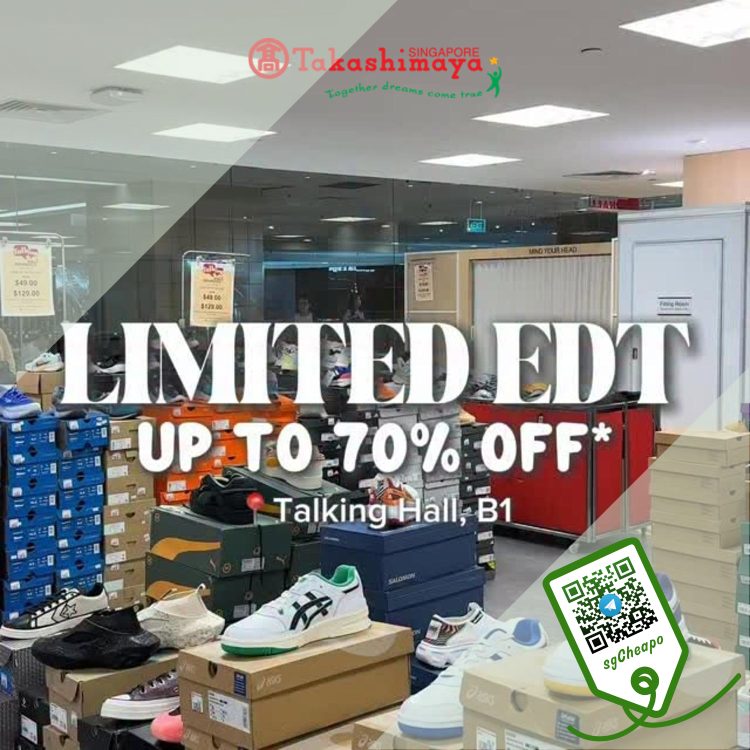 Takashimaya Department Store - Up to 70% OFF Sneakers & Streetwear - sgCheapo