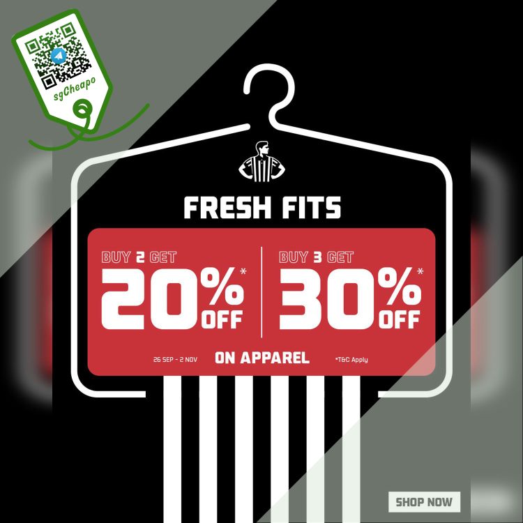 Foot Locker - Buy 3 Apparel Get 30% OFF - sgCheapo
