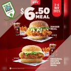 KFC - $6.50 Zinger Meal or O.R. Burger Meal - sgCheapo