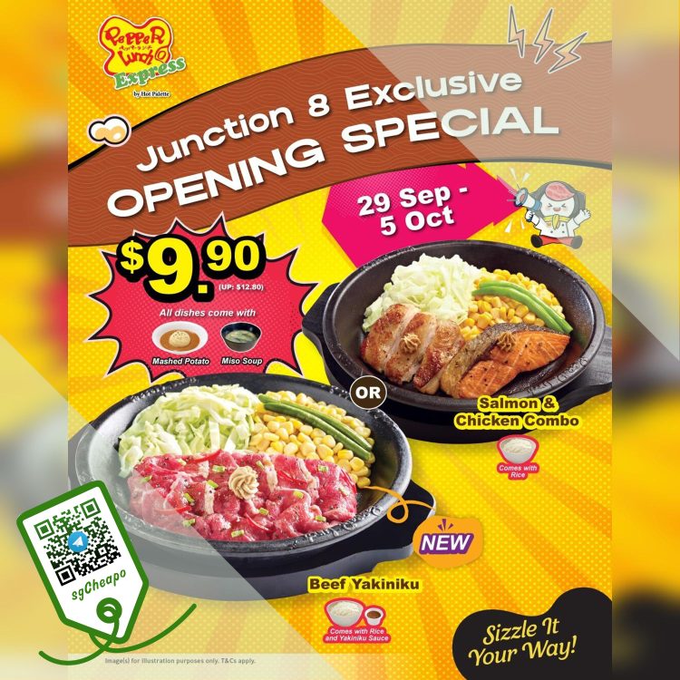Pepper Lunch Express - $9.90 Opening Special Set - sgCheapo