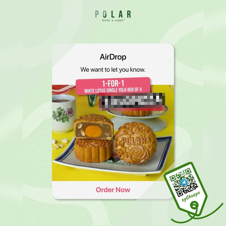 Polar Puffs & Cakes - 1-FOR-1 Mooncakes - sgCheapo