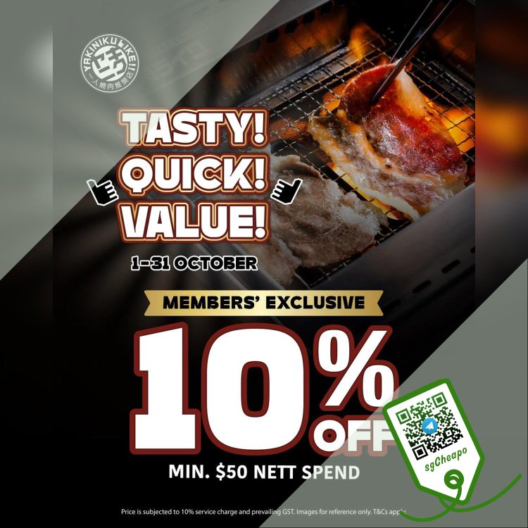 Yakiniku Like - 10% OFF Yakiniku Like - sgCheapo
