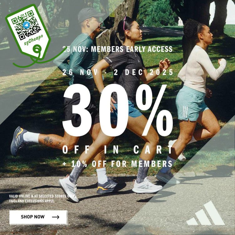 Adidas - 30% + 10% OFF Adidas - sgCheapo