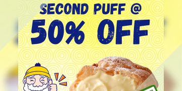 Beard Papa's - 50% OFF 2nd Puff - sgCheapo