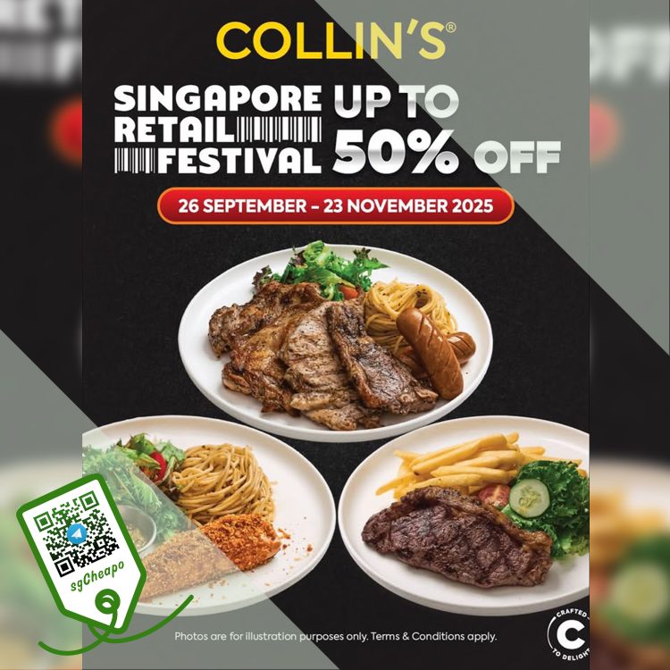 COLLIN'S - Up to 50% OFF Signatures - sgCheapo