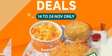 Popeyes - 1-FOR-1 Deals - sgCheapo