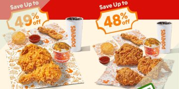 Popeyes - Up to 49% OFF Chicken Festive Combos - sgCheapo