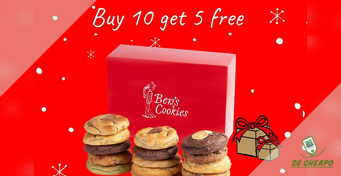 Ben's Cookies - Buy 10 Get 5 FREE Cookies