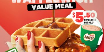KFC - $5.50 Wafflewich Value Meal - sgCheapo
