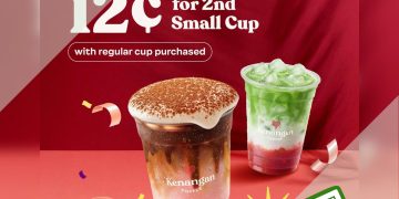 Kenangan Coffee Singapore - $0.12 2nd Mall Cup - sgCheapo