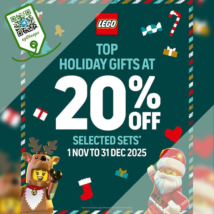Toys R Us - 20% OFF Selected LEGO Sets - sgCheapo