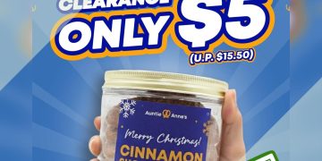 Auntie Anne's - Enjoy Cinnamon Sugar Cookies FOR ONLY $5! - sgCheapo