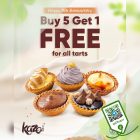 Kazo Singapore - Buy 5 FREE 1 tart FOR all walk-in purchases! - sgCheapo