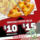 Pizza Hut - $10+ Pizzas - sgCheapo