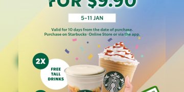 Starbucks - Get 3 Vouchers at $9.90 - sgCheapo