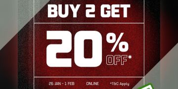 Foot Locker - Buy 2 Get 20% OFF- sgCheapo