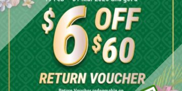 Giant Supermarket - $6 OFF $60 Return Voucher - sgCheapo