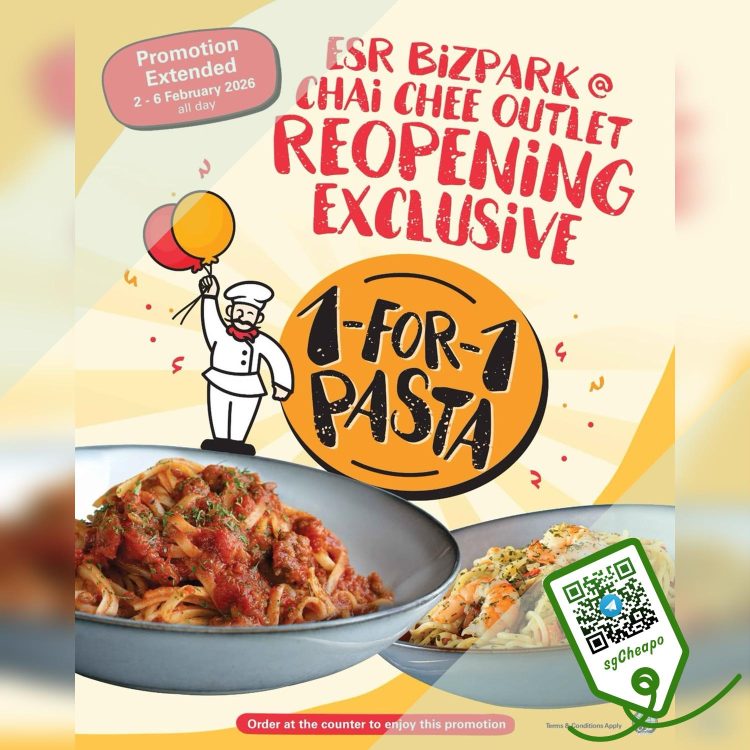 Pastamania - 1-FOR-1 Pasta- sgCheapo