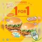 Popeyes - 1-FOR-1 D'lite Chicken Sandwich- sgCheapo