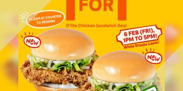 Popeyes - 1-FOR-1 D'lite Chicken Sandwich- sgCheapo